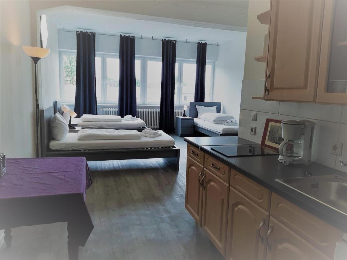 Mehrbett-Apartment 8 Citynah, Einfache Ausstattung ฮัมบูร์ก ภายนอก รูปภาพ